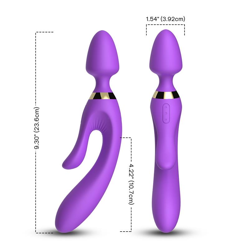 Masajeador y Vibrador Púrpura - Imagen 9