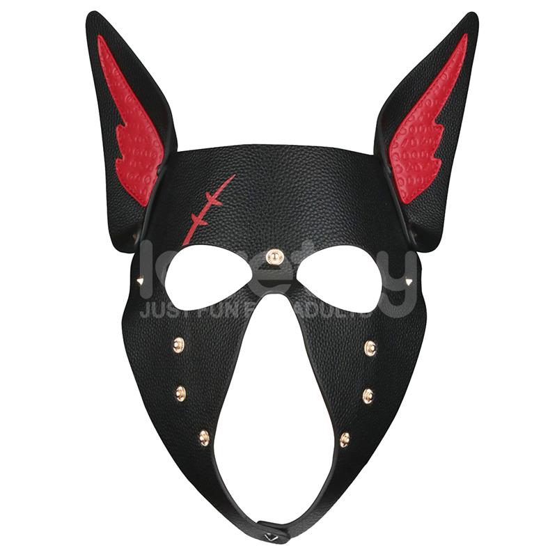 Máscara Cachorro Rebellion Reign Scarred Alpha Rojo - Imagen 2