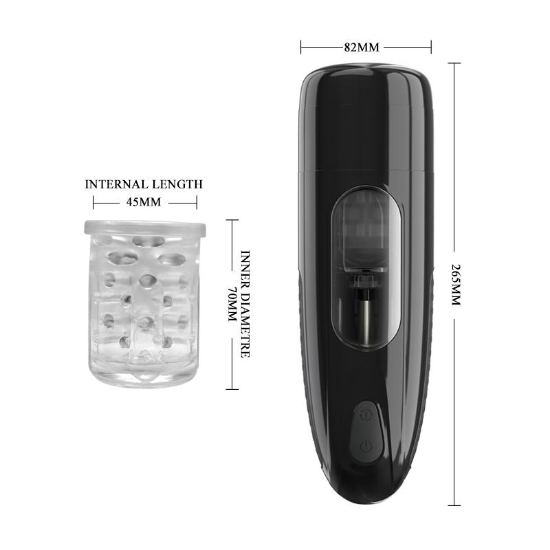 Masturbador Automático Marlos con Vibración y Movimiento USB - Imagen 12