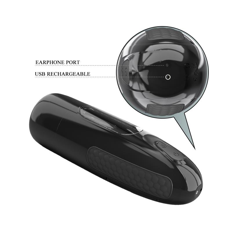 Masturbador Automático Marlos con Vibración y Movimiento USB - Imagen 10