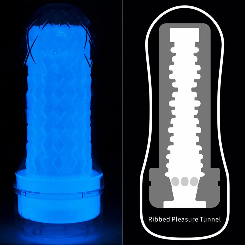Masturbador Masculino Lumino Luz Azul - Imagen 9