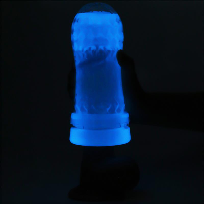 Masturbador Masculino Lumino Luz Azul - Imagen 7