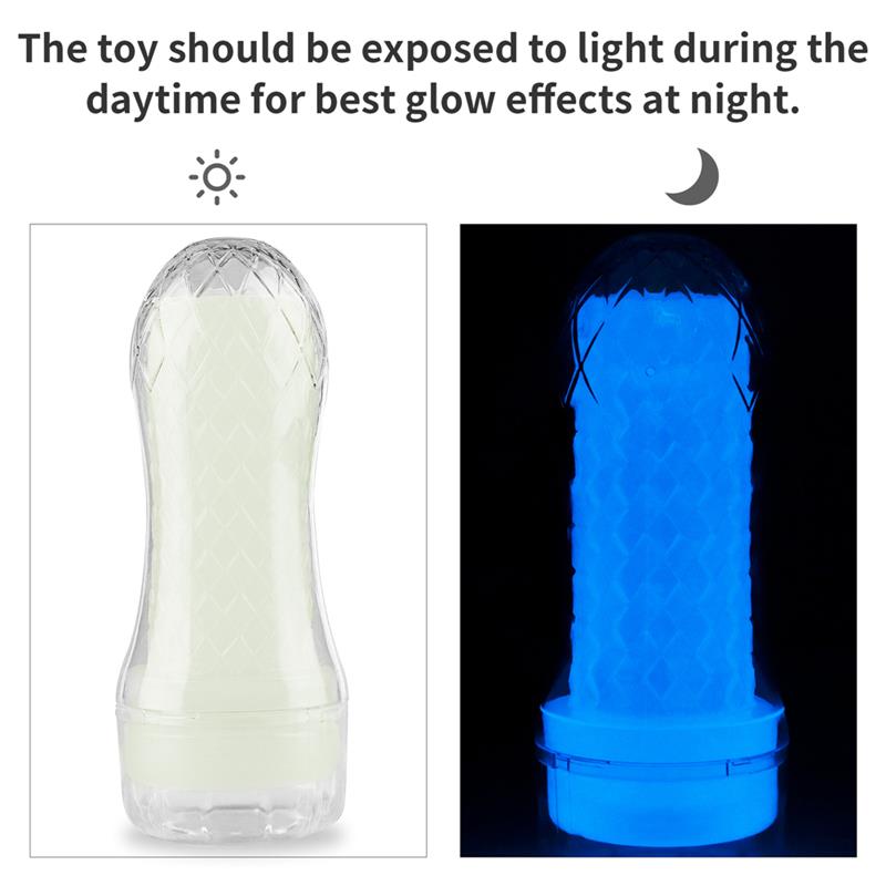 Masturbador Masculino Lumino Luz Azul - Imagen 10
