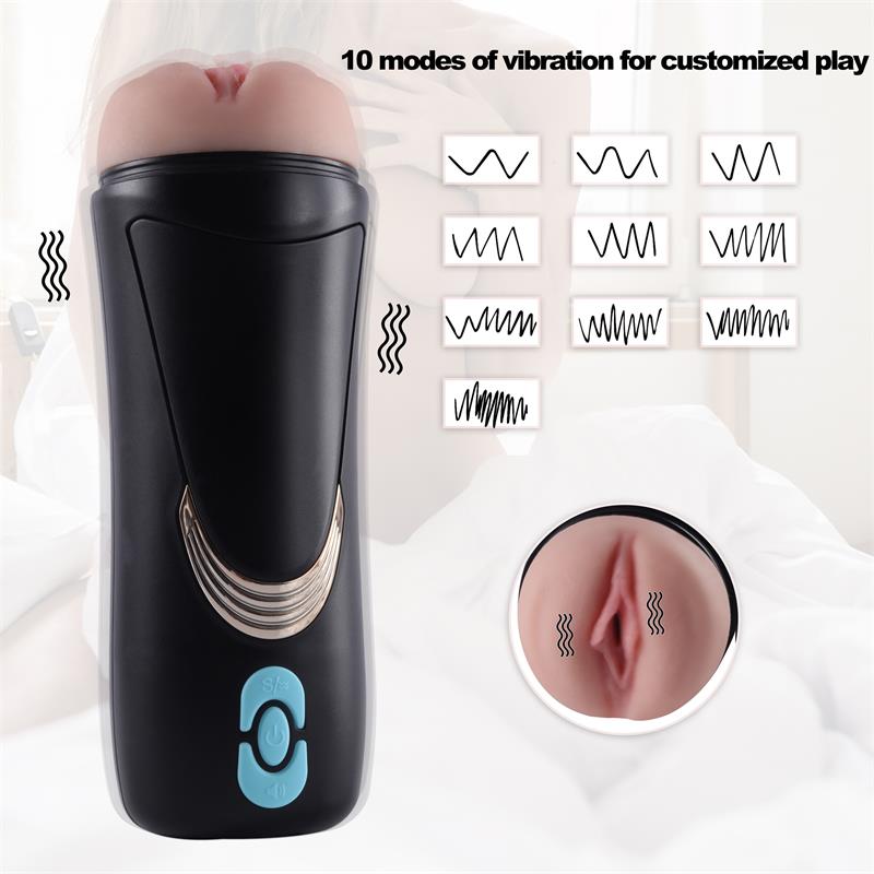 Masturbador Masculino Vagina con Gemidos Lauren - Imagen 7