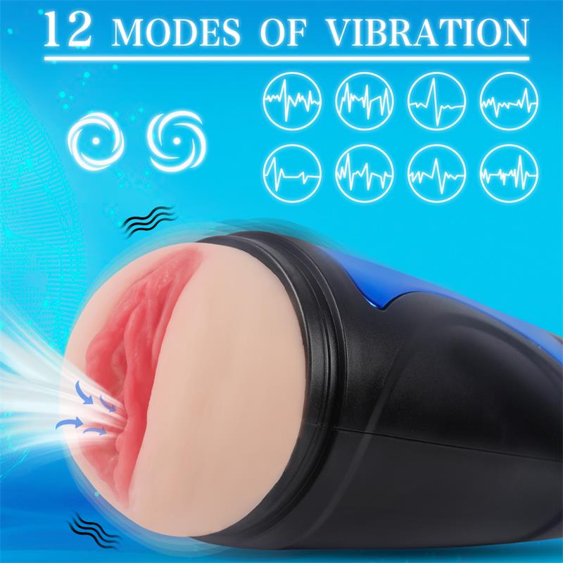 Masturbador Masculino Vagina con Gemidos Renee - Imagen 3