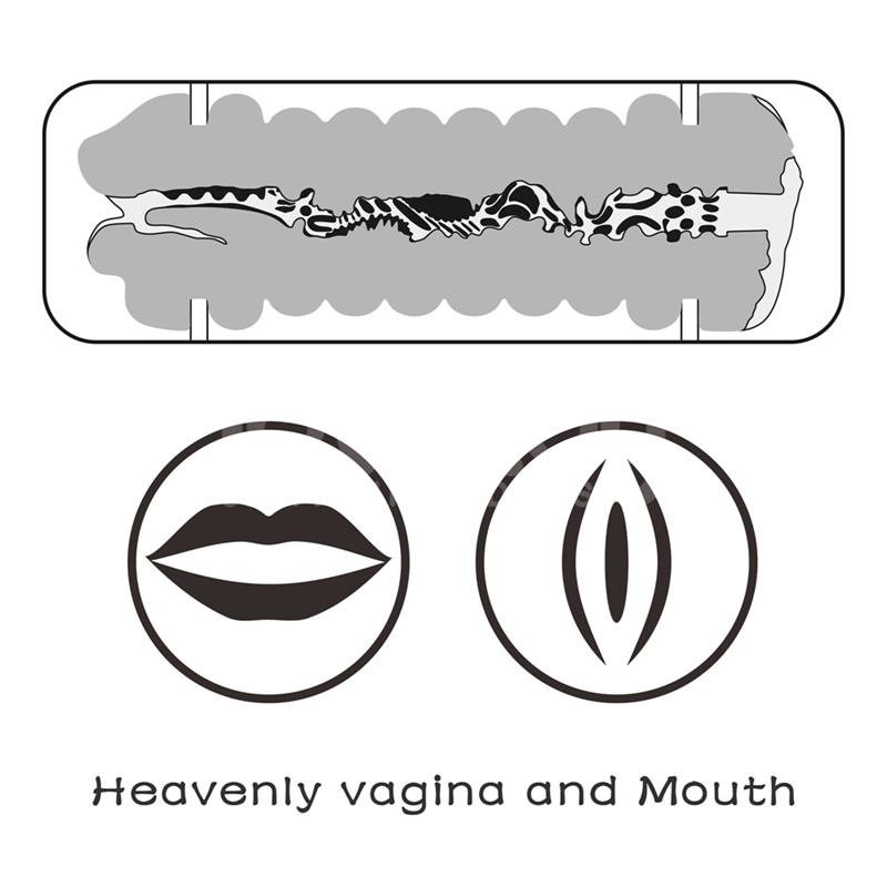 Masturbador Masculino Virgin-skin Vagina y Boca - Imagen 9