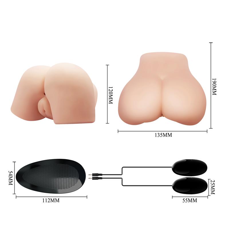 Masturbador Vagina y Ano con Vibración - Imagen 9