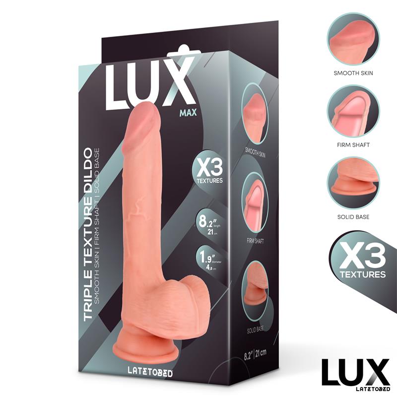 Max Dildo Triple Densidad con Testículos 8.2 - Imagen 6
