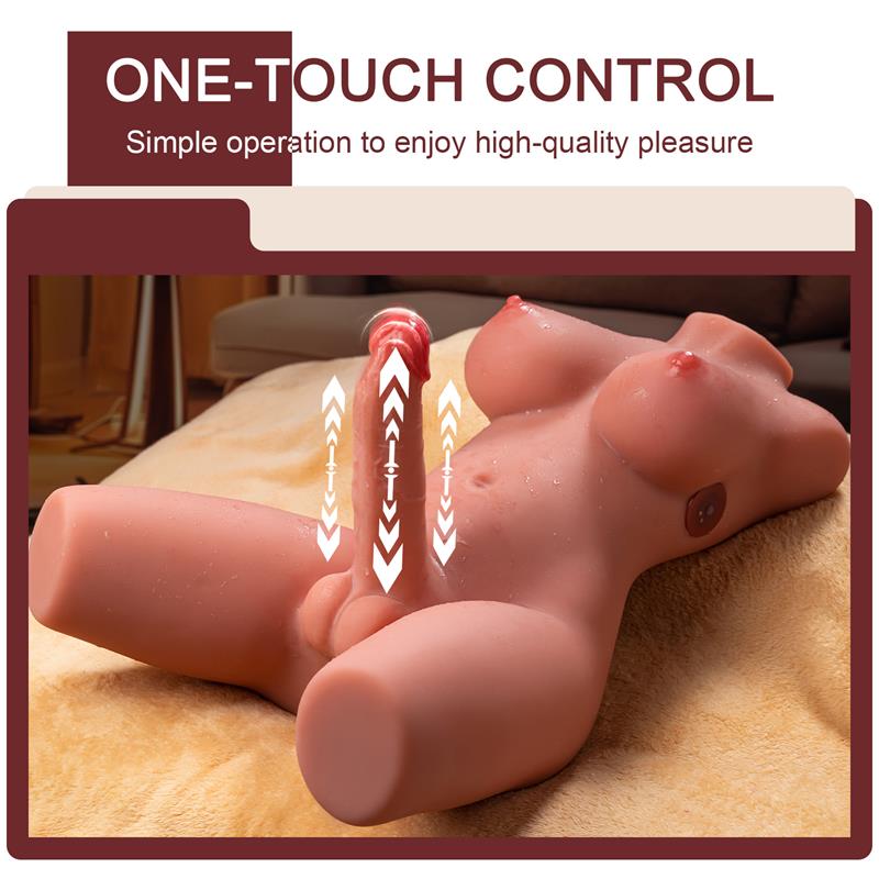 Miah Lady Boy Torso con Vibración y Thrusting 9.8 kg - Imagen 5