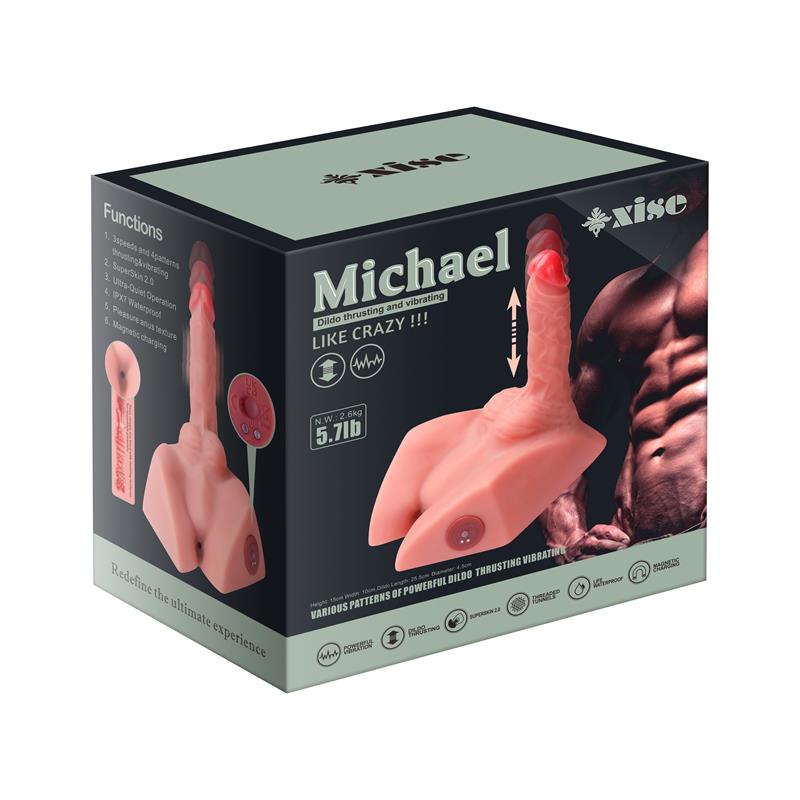 Michael Masturbador con Vibración y Thrusting 2.57 kg - Imagen 2