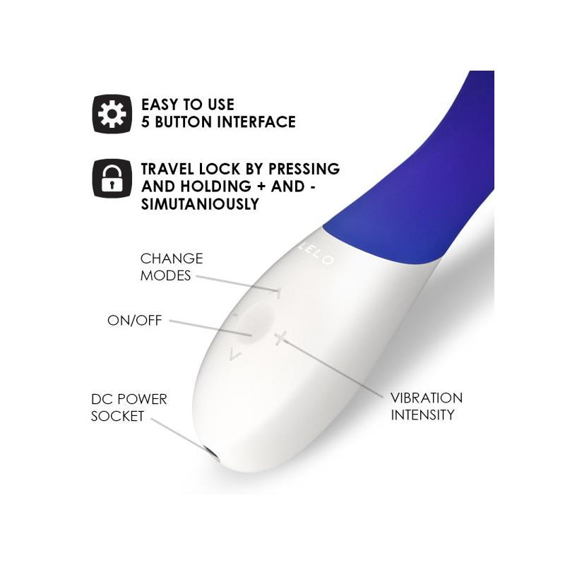 MONA WAVE Vibrador Punto G Azul MediaNoche - Imagen 8