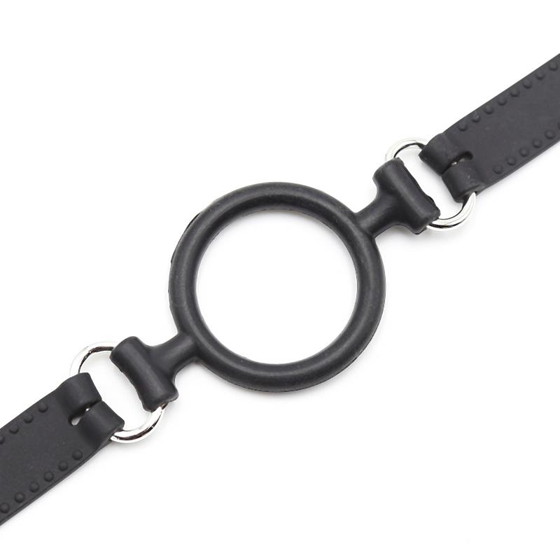 Mordaza de Aro Abierto 5 cm Negro - Imagen 6