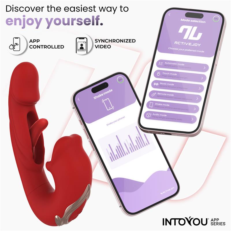 Mouty Vibrador Función Mordisqueo y Flipping con App - Imagen 6