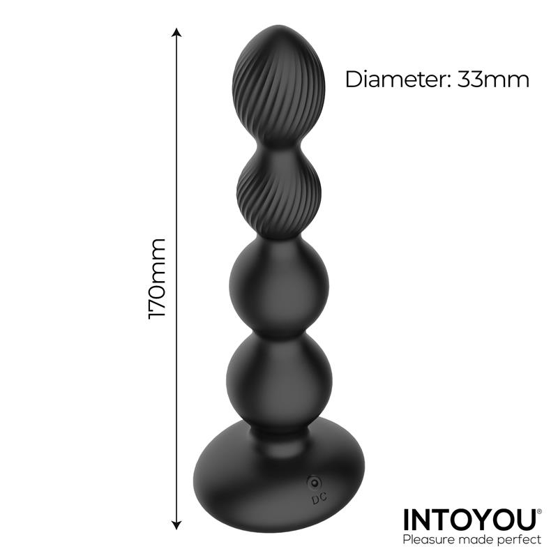 Mouve Plug Anal con Waving y Vibración con Control Remoto 2 Motores - Imagen 6
