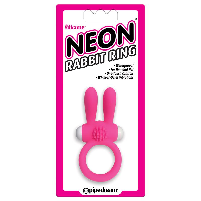Neon Anillo Rabbit Color Rosa - Imagen 2