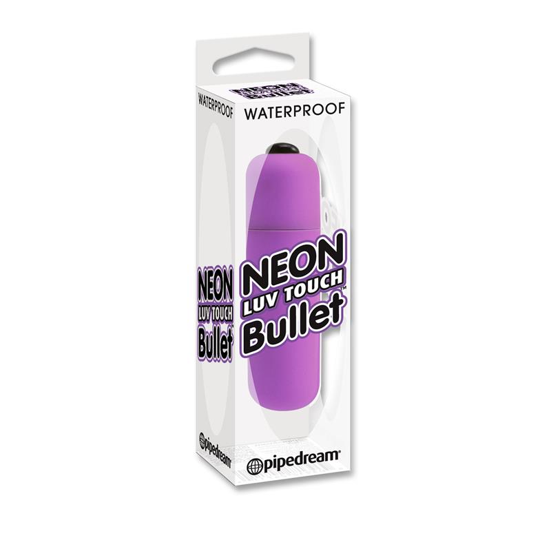 Neon Bala Vibradora Luv Touch Púrpura - Imagen 2