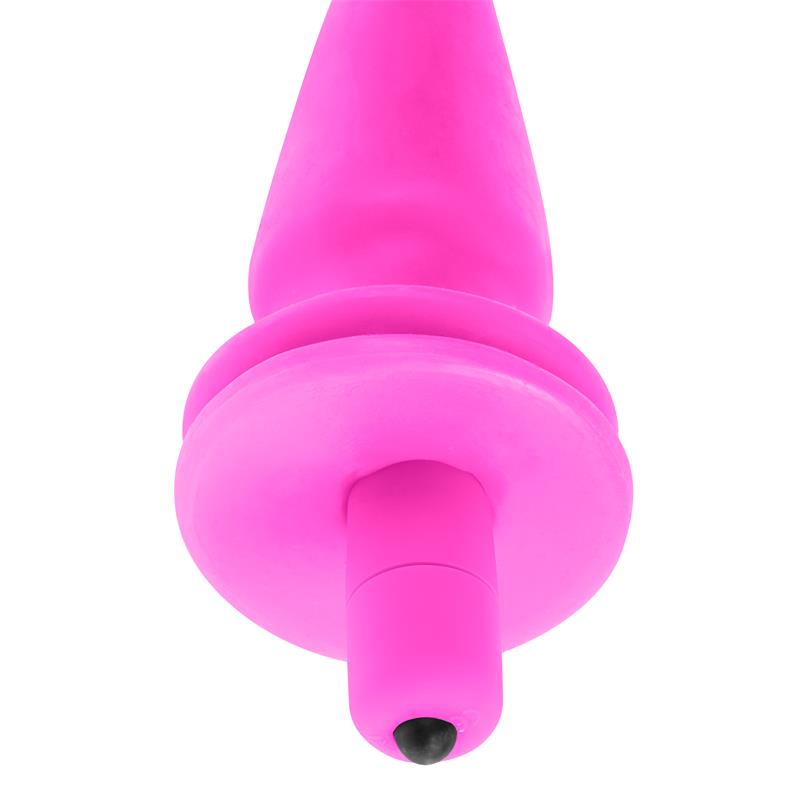 Neon Plug Anal Vibrador Rosa - Imagen 4
