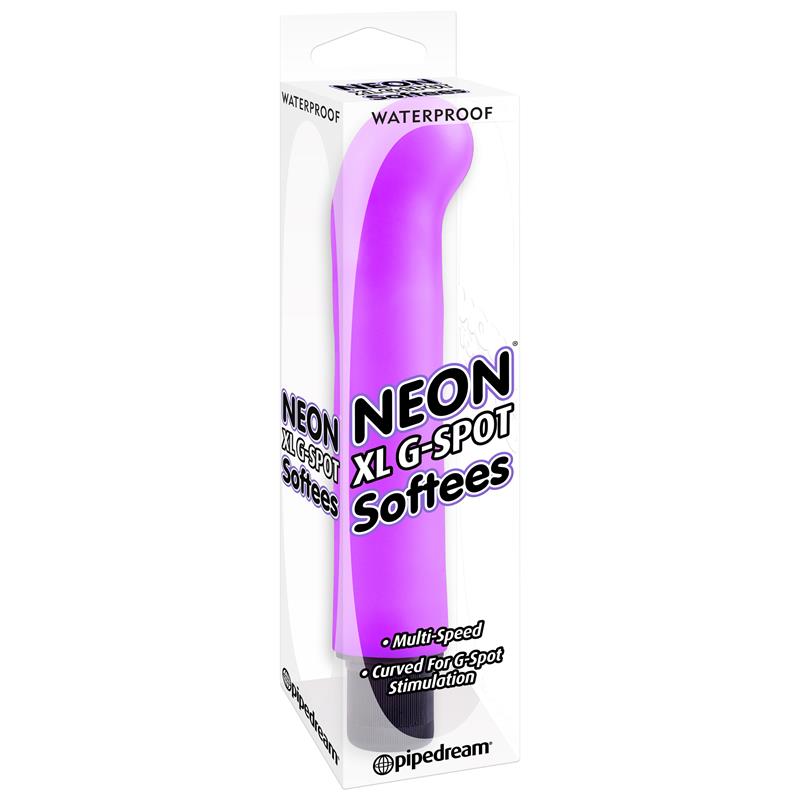 Neon Vibrador XL Luv Touch G-Spot Softees Púrpura - Imagen 2