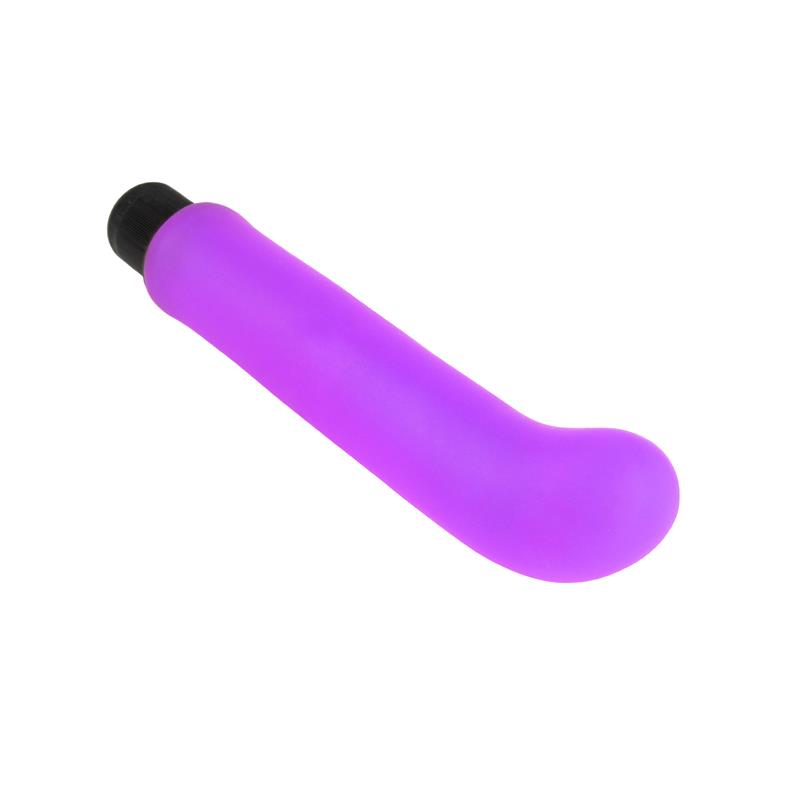 Neon Vibrador XL Luv Touch G-Spot Softees Púrpura - Imagen 4