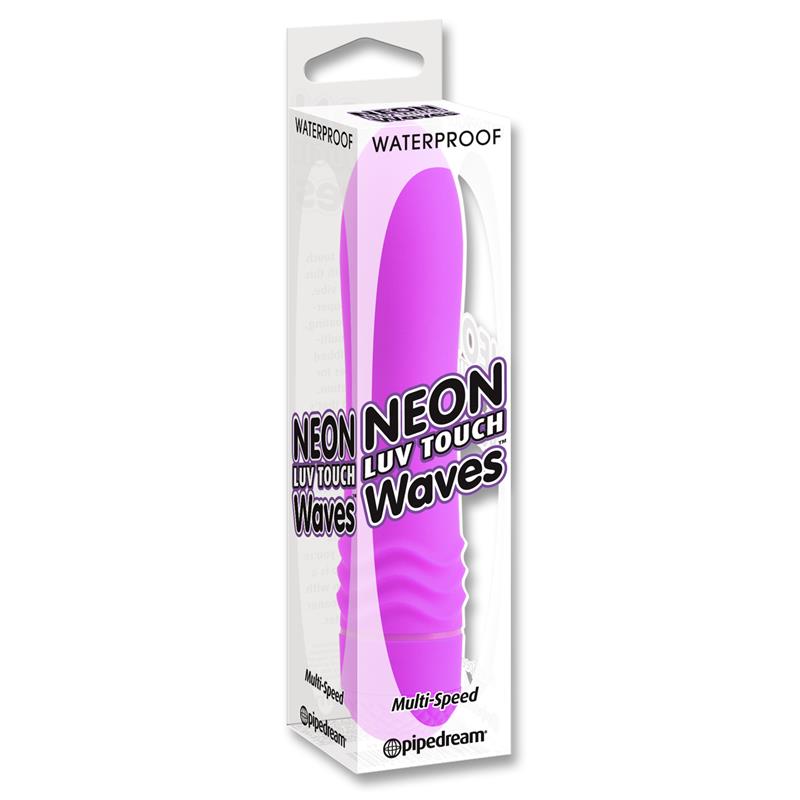 Neon Vibrador Luv Touch Waves Púrpura - Imagen 2