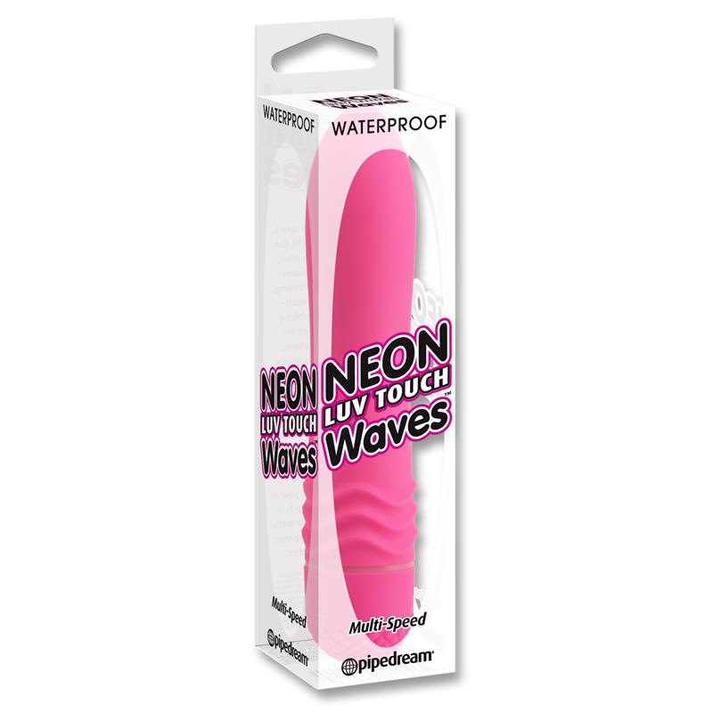 Neon Vibrador Luv Touch Waves Rosa - Imagen 4