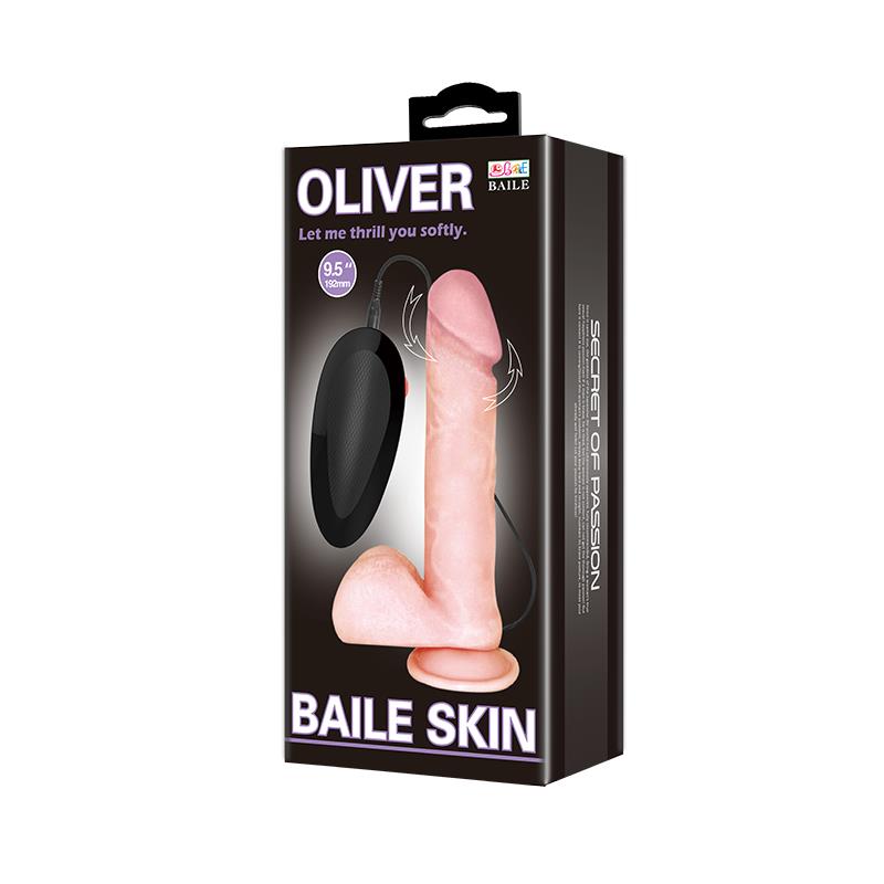 Oliver Dildo Realista con Vibración y Rotación Control Remoto - Imagen 8