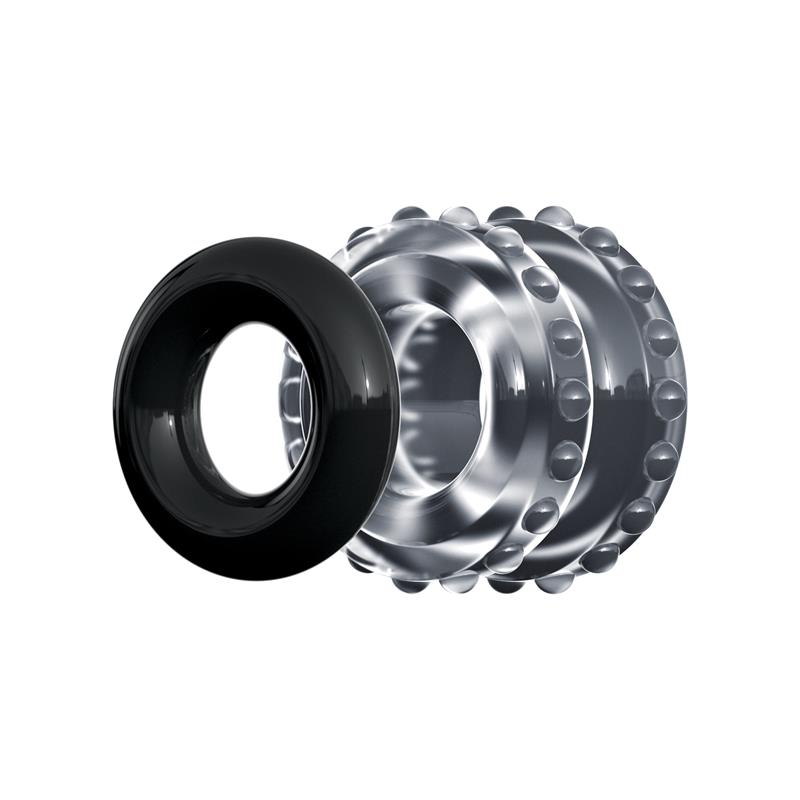 Pack Anillo Pro Performance C-Ring Negro - Imagen 2