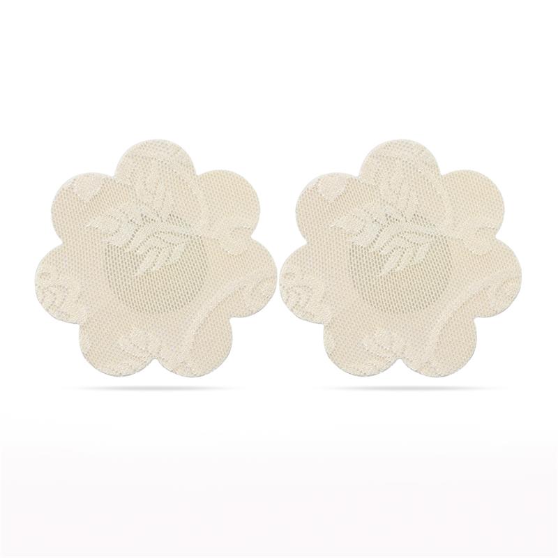 Pack Pezoneras Flor y Corazón Beige - Imagen 4
