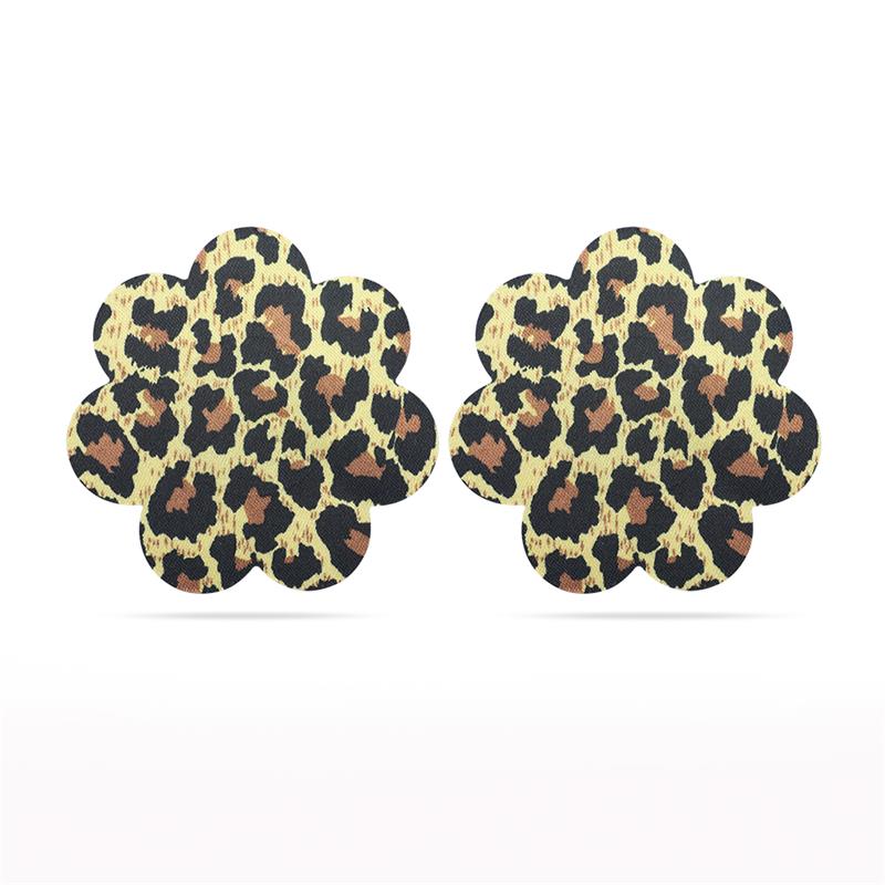 Pack Pezoneras Flor y Corazón Leopardo - Imagen 3
