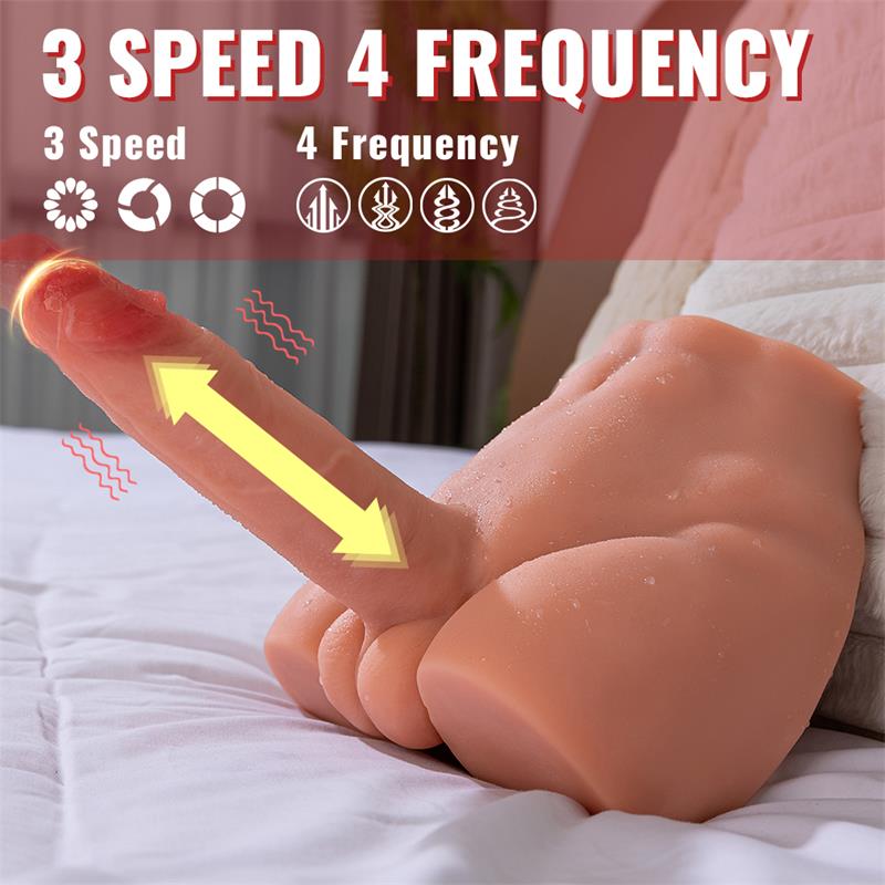 Peel Masturbador con Dildo y Ano, Vibración y Thrusting 2.7 kg - Imagen 3