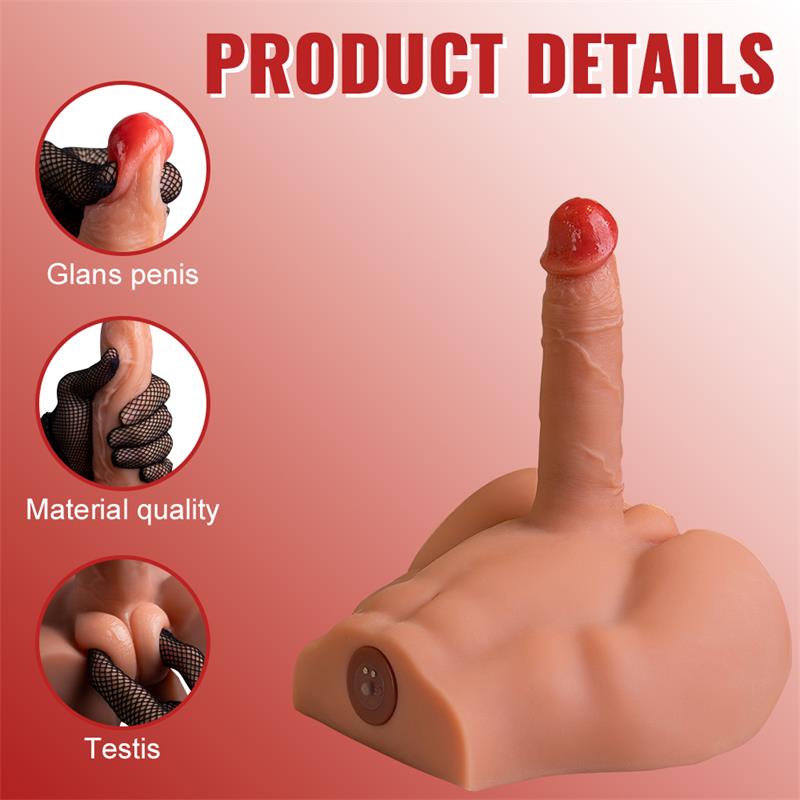 Peel Masturbador con Dildo y Ano, Vibración y Thrusting 2.7 kg - Imagen 4