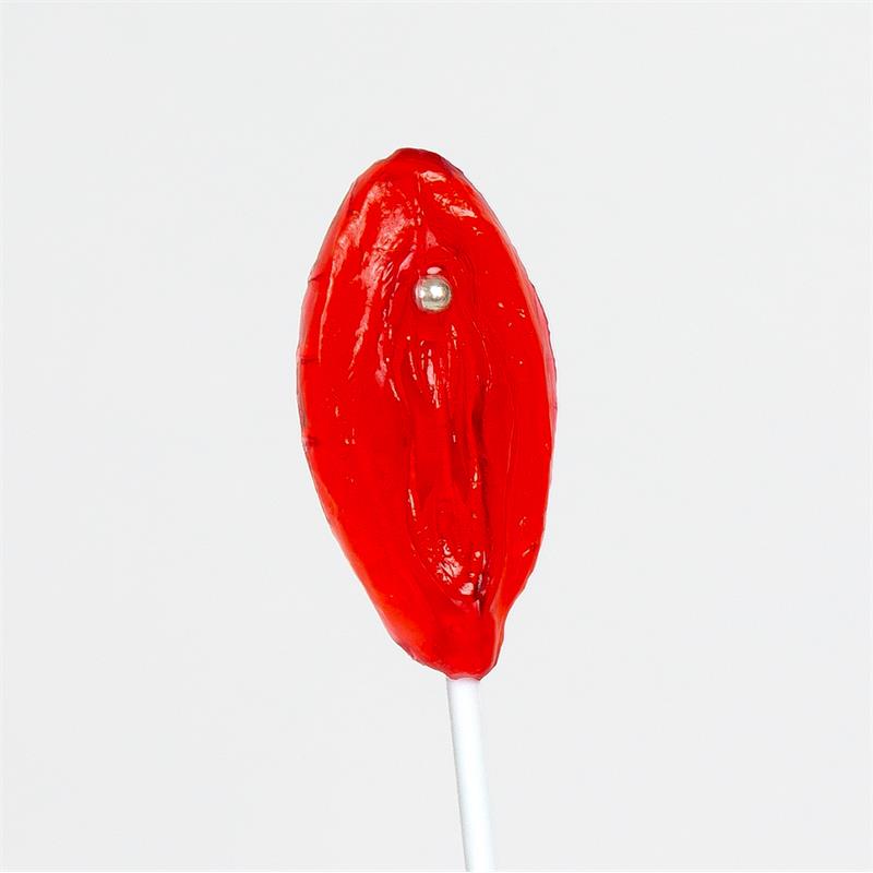 Piruleta de Fresa en Forma de Vagina - Imagen 2