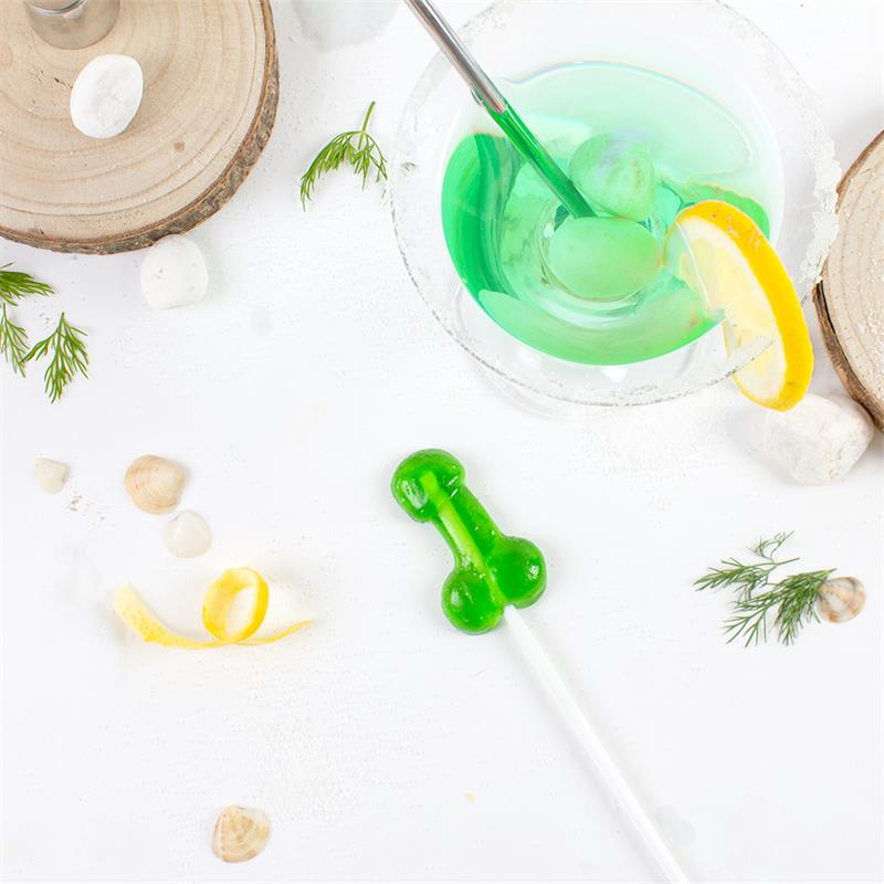 Piruleta de Pene Sabor Caipirinha con Alcohol - Imagen 4