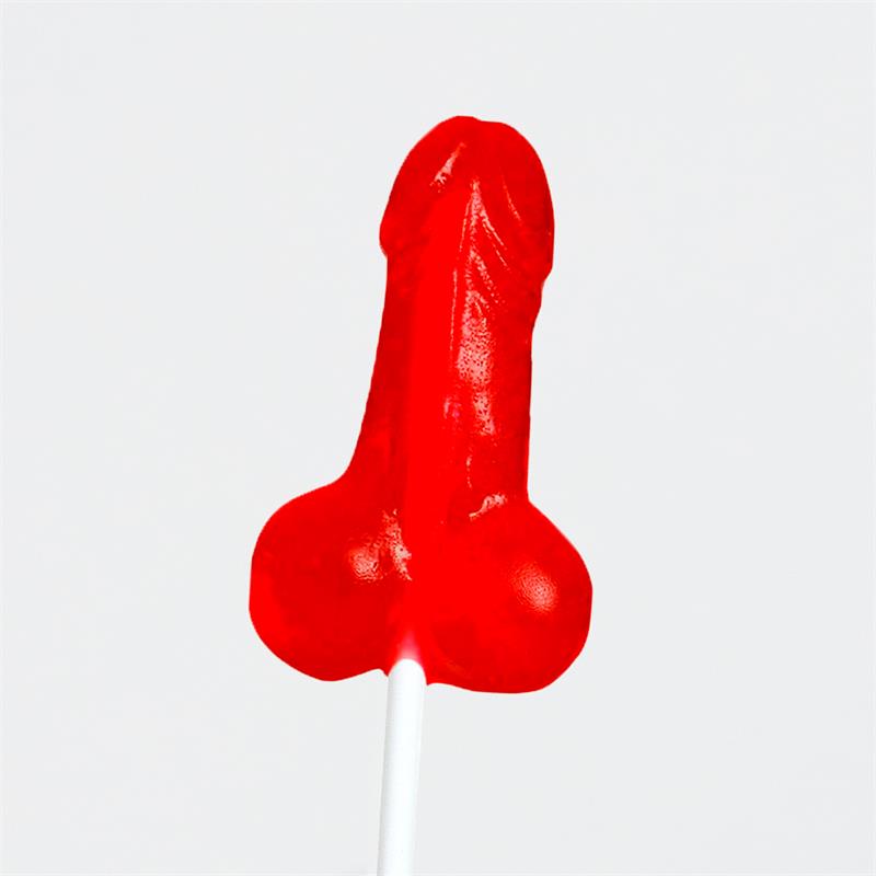 Piruleta de Pene Sabor Fresa - Imagen 2