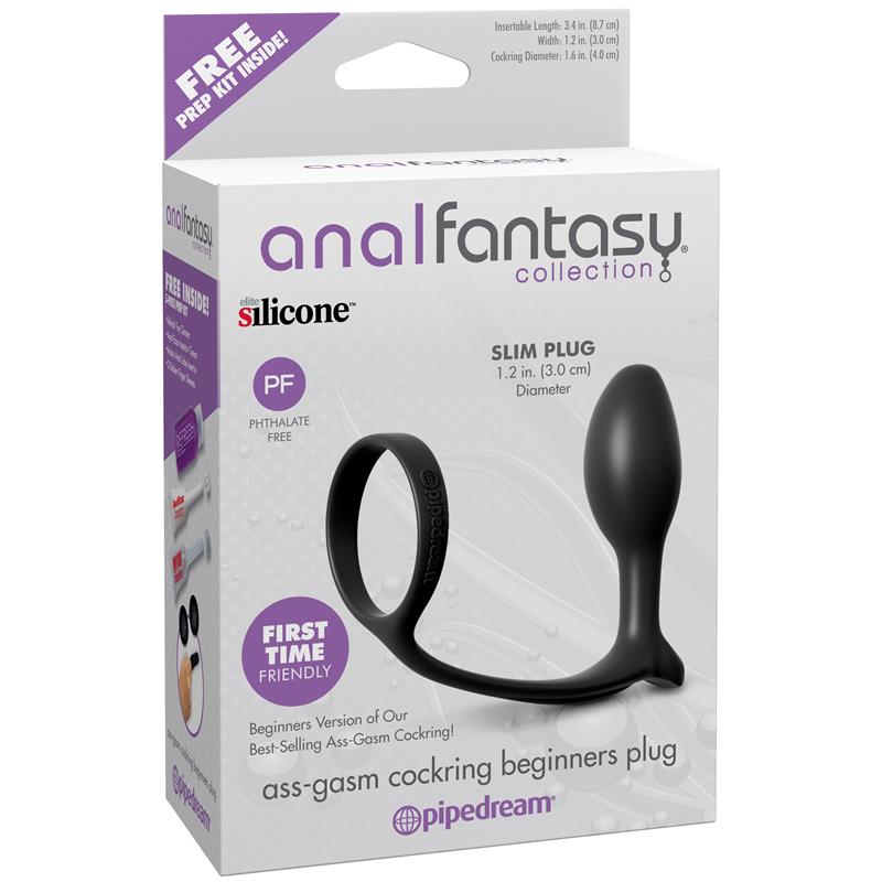 Plug Anal Ass-Gasm para Principiantes Color Negro - Imagen 7