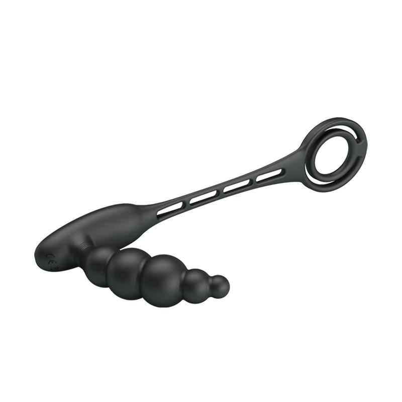 Plug Anal con Anillo para el Pene con Vibración - Imagen 4