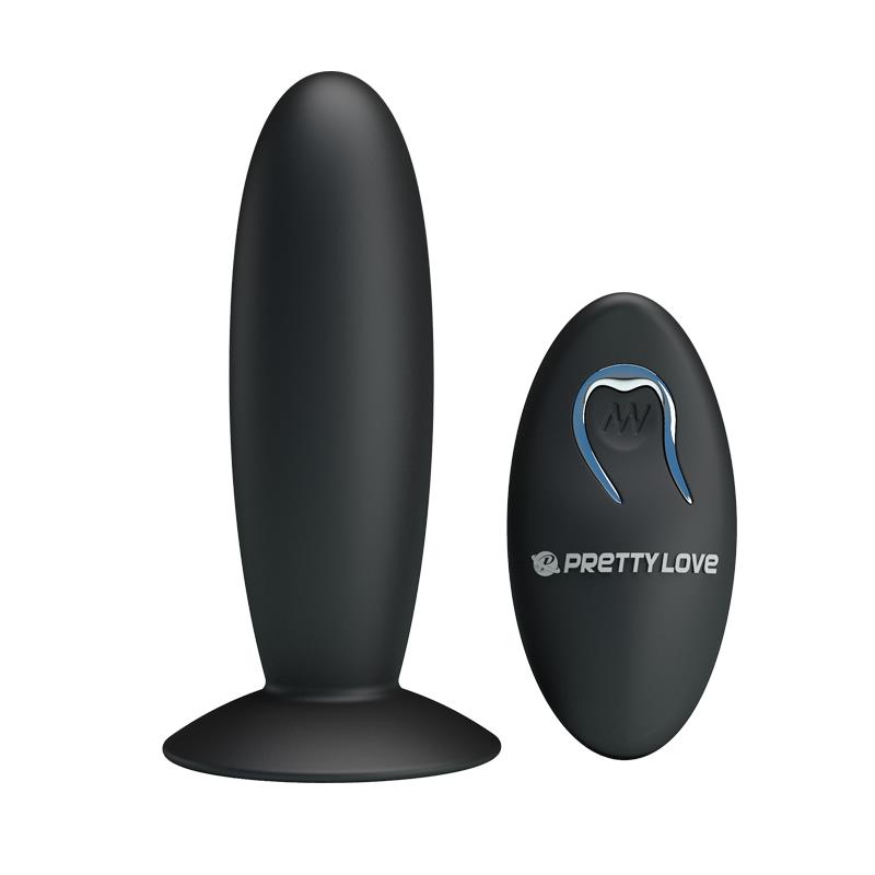 Plug Anal con Control Remoto Color Negro - Imagen 2