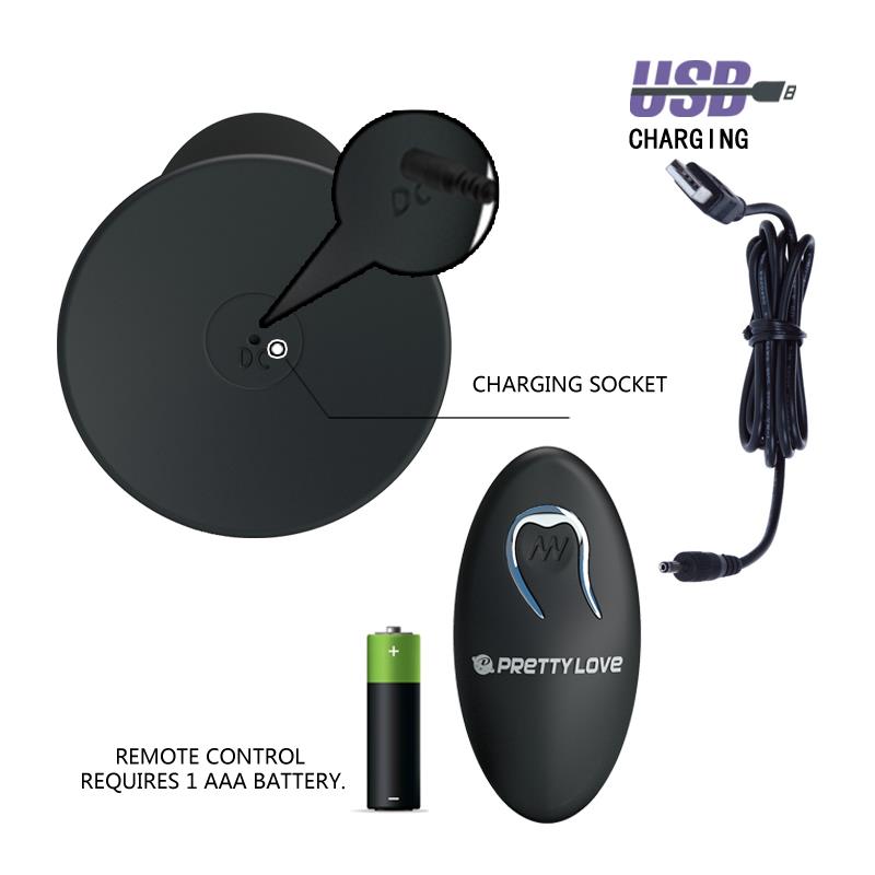 Plug Anal con Control Remoto Color Negro - Imagen 5