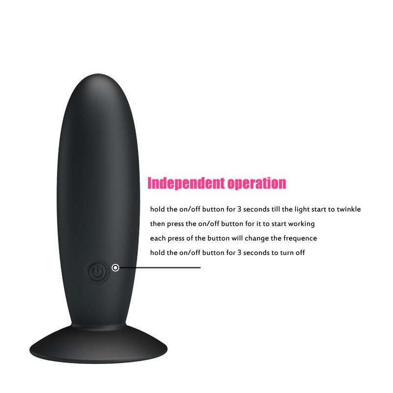 Plug Anal con Control Remoto Color Negro - Imagen 8