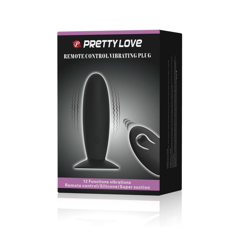 Plug Anal con Control Remoto Color Negro - Imagen 9