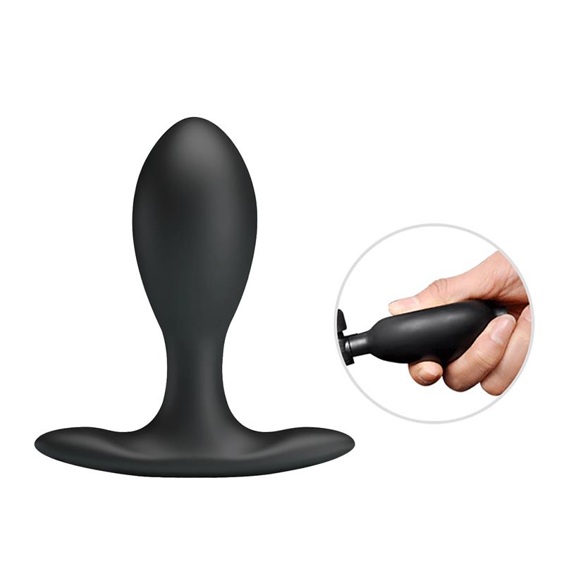 Plug Anal con Inflado y Bola Interna - Imagen 4