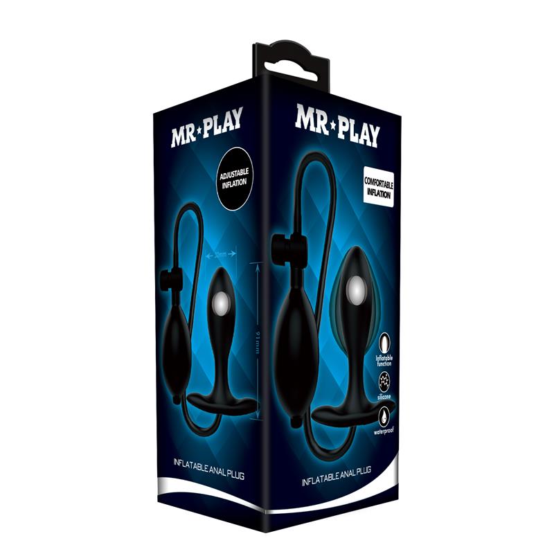 Plug Anal con Inflado y Bola Interna - Imagen 10