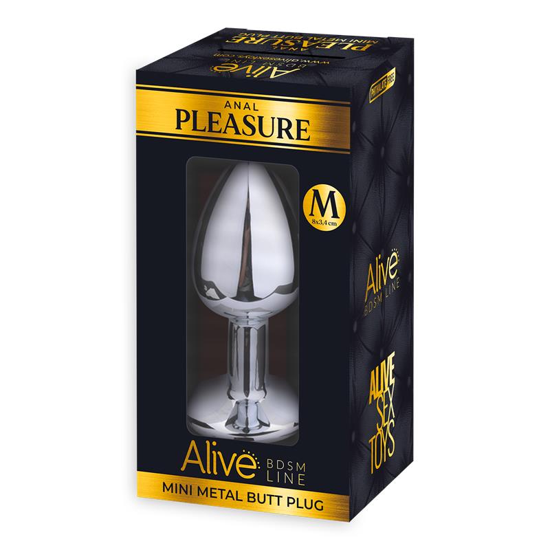 Plug Anal con Joya Rosa Talla M - Imagen 2