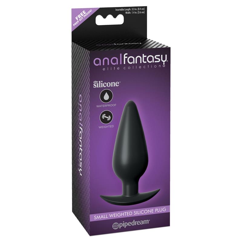 Plug Anal con Peso Interno Negro - Imagen 2