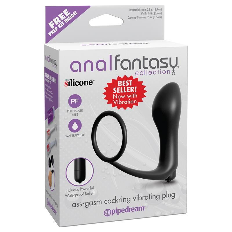 Plug Anal con Vibración Negro - Imagen 4