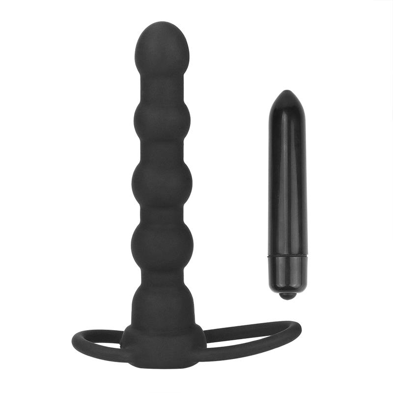 Plug Anal Double Prober con Vibración Negro - Imagen 4