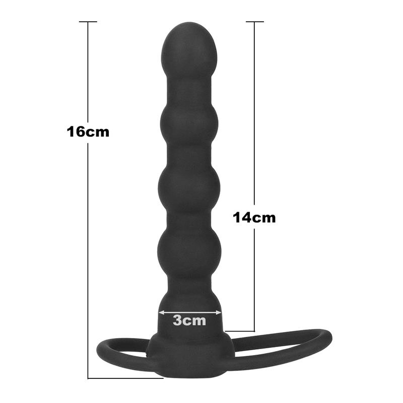 Plug Anal Double Prober con Vibración Negro - Imagen 8