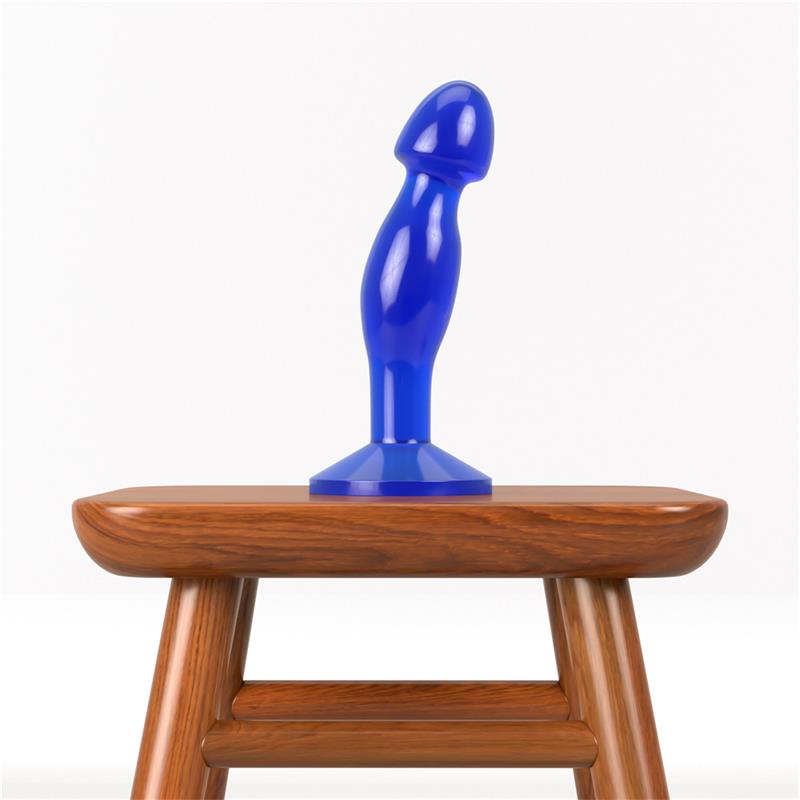 Plug Anal Flawless Azul Transparente 6.5 - Imagen 5