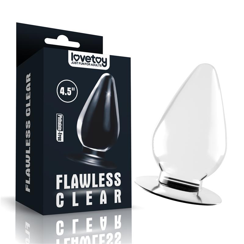 Plug Anal Flawless Clear 4.5 Transparente - Imagen 2