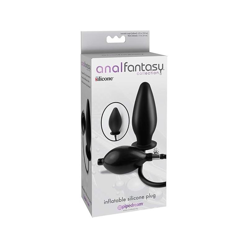 Plug Anal Inflable - Color Negro - Imagen 3